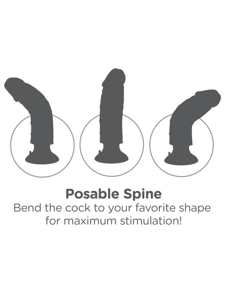 Gode avec vibration King Cock 19 x 4.5cm Gode avec vibration King Cock 19 x 4.5cm