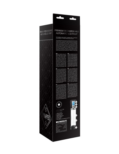 Pompe automatique pour pénis avec écran LCD 20 x 6cm