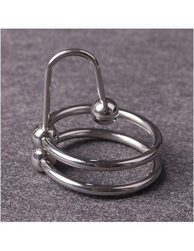 Sperm Stopper Double Ring 2.5cm - Diamètre 8mm