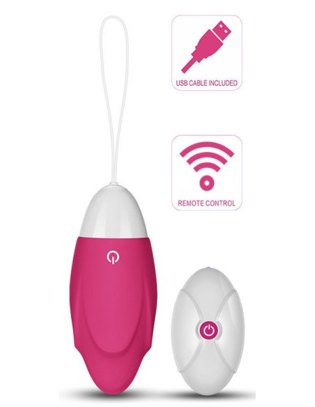 Oeuf Vibrant IJOY avec Contrôle à distance 9 x 3.6 cm Oeuf Vibrant IJOY avec Contrôle à distance 9 x 3.6 cm