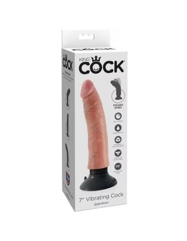 Gode vibrant King Cock 18 x 4 cm