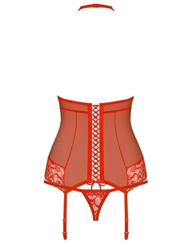 Guêpière Kalicia - Rouge