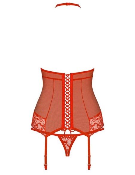 Guêpière Kalicia - Rouge