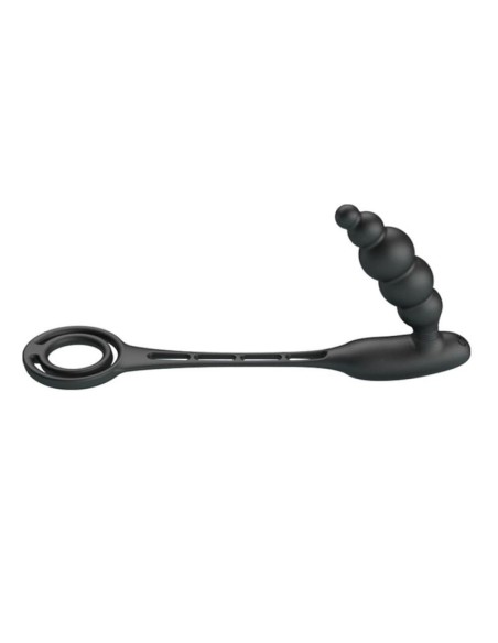 Plug vibrant avec Anneaux VIBRA PENIS 8 x 2.4 cm