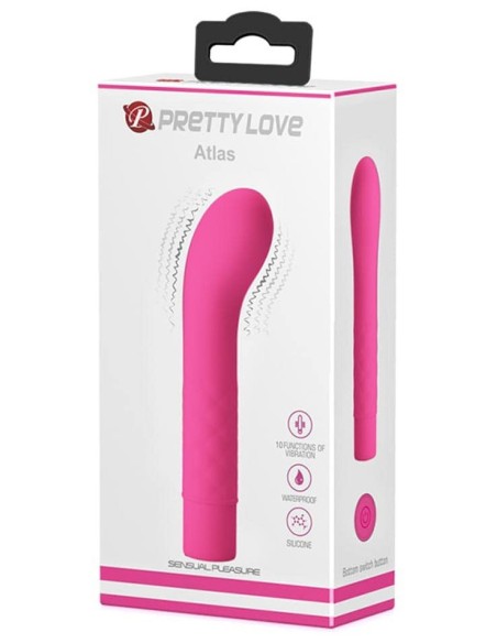 Vibromasseur Point G Atlas - Rose Fushia Vibromasseur Point G Atlas - Rose Fushia