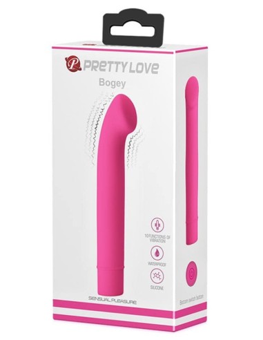 Sextoy vibrant BOGEY - 15 x 2.4 cm Fushia