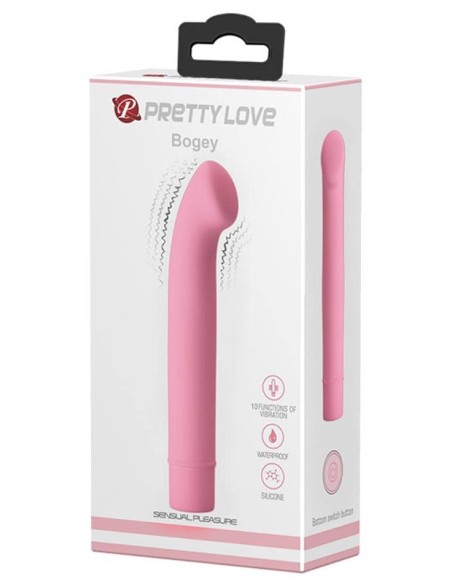 Sextoy vibrant BOGEY - 15 x 2.4 cm Rose pastel Sextoy vibrant BOGEY - 15 x 2.4 cm Rose pastel