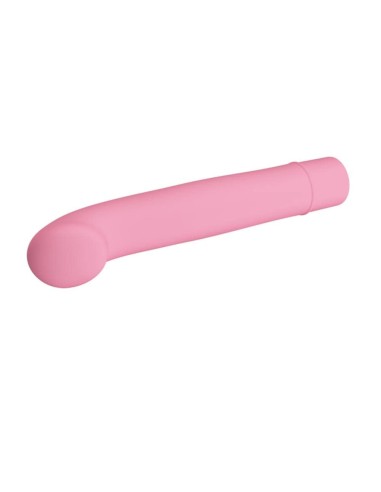 Sextoy vibrant BOGEY - 15 x 2.4 cm Rose pastel