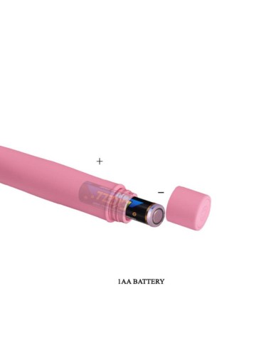 Sextoy vibrant BOGEY - 15 x 2.4 cm Rose pastel
