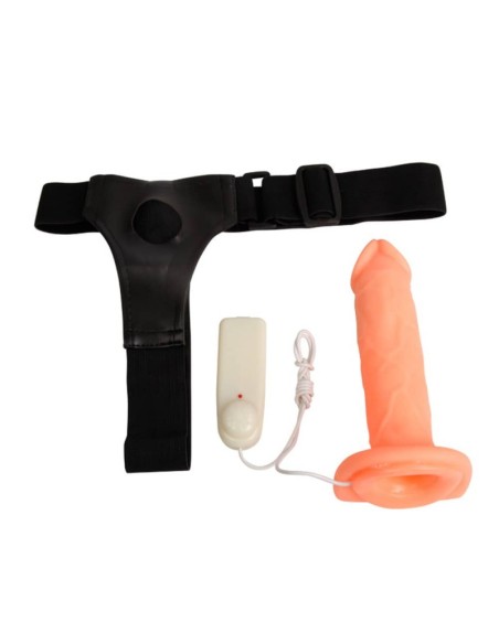 Gode ceinture vibrant Strap-On Men 17 x 4 cm Gode ceinture vibrant Strap-On Men 17 x 4 cm