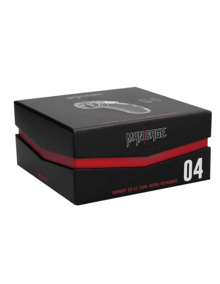 Cage de chasteté ManCage Modèle 04 11 x 3.5 cm Transparente