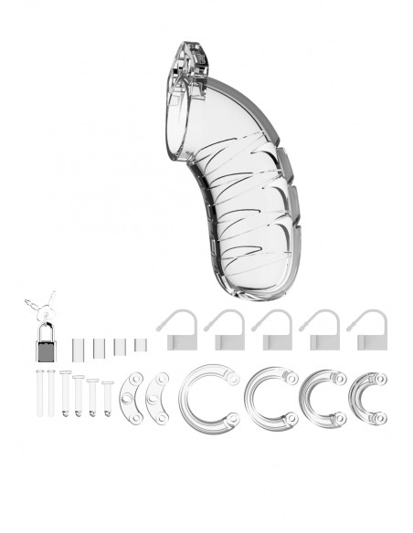 Cage de chasteté ManCage Modèle 04 11 x 3.5 cm Transparente
