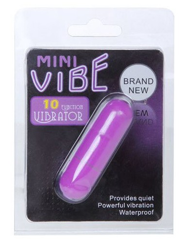 Mini Vibro 10 fonctions 6cm Violet