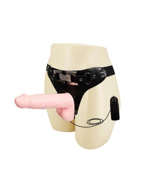 Gode ceinture vibrant Ultra Harness 15 x 3.5 cm