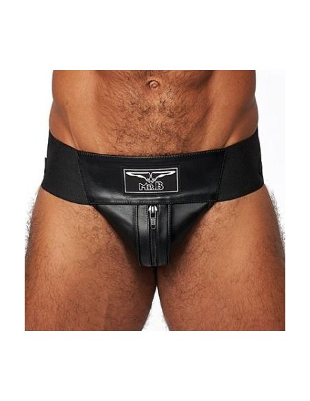 Jockstrap en cuir Mister B Noir Jockstrap en cuir Mister B Noir