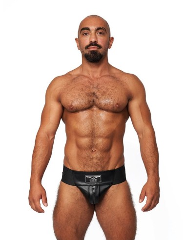 Jockstrap en cuir Mister B Noir